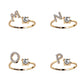 Adjustable Letter Ring