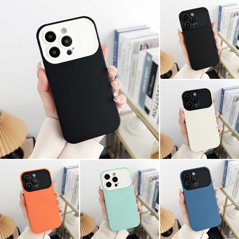 Big Window Silicone 2 In 1 Mobile Phone Case