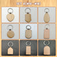 Personalized Wooden Keychain
