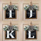 Wooden Letter Front Door Decoration Hanging Sign