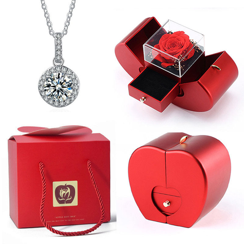 Apple Jewelry Pendant Gift Box