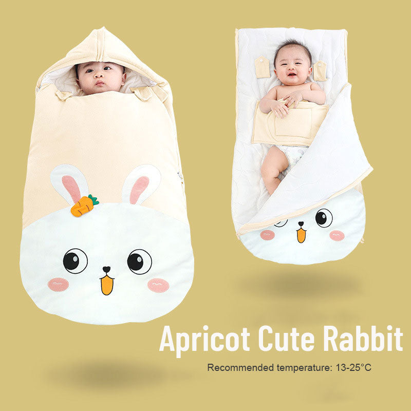 Children's Cute Winter One-Piece Sleeping Bag