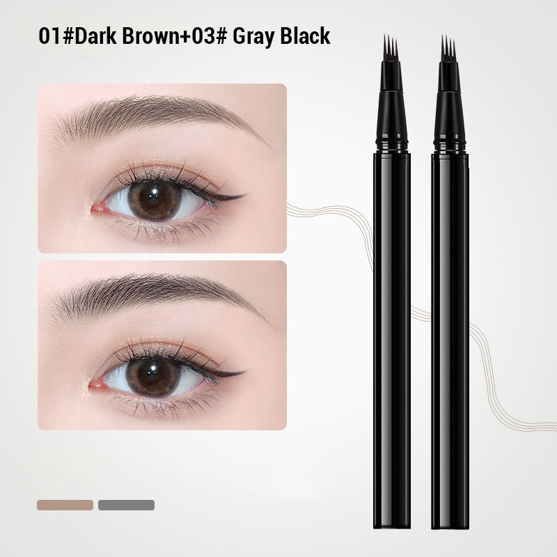 Split-End Waterproof Eyebrow Pencil