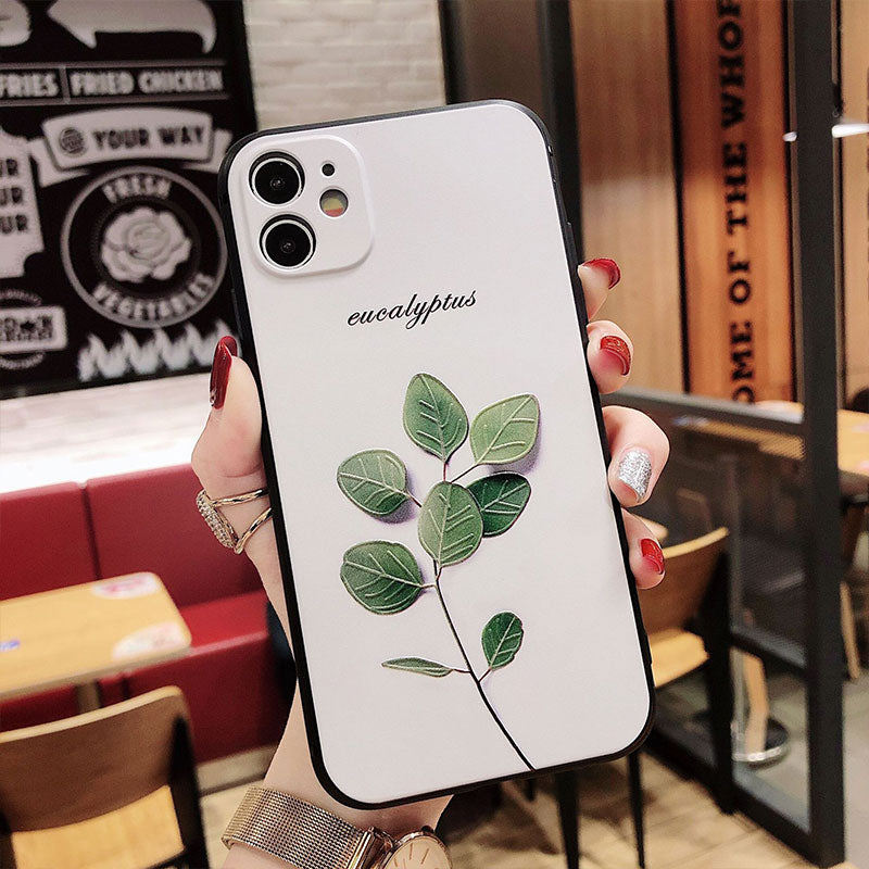 Embossed Oil Painting Mobile Phone Case