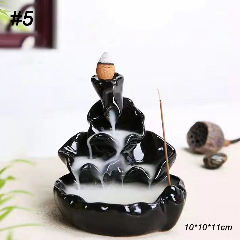 Kreative Weihrauchbrenner-Ornamente aus Kunstharz/Backflow incense burner