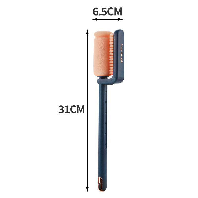 Three-In-One Double-Head Telescopic Cup Brush