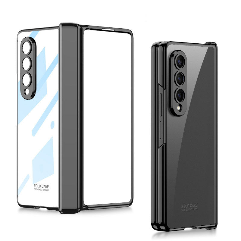 Transparent Magnetic Hinge Phone Case