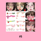 Christmas Makeup Tattoo Stickers