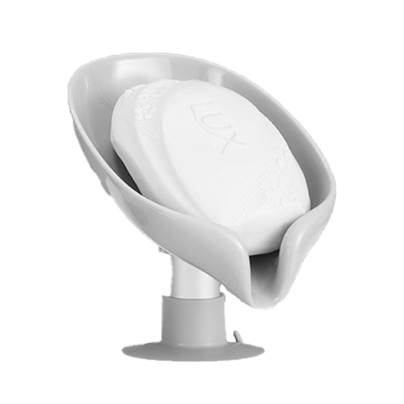 Leaf Suction Cup Soap Drain Rack