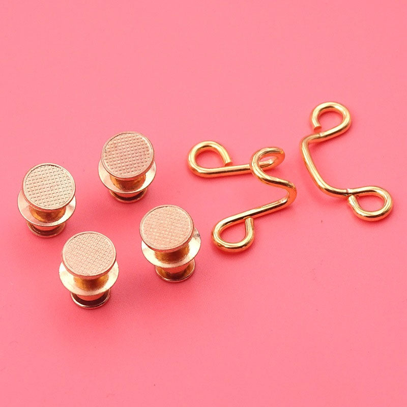 Removable And Adjustable Waist Buttons Without Nails（2pcs）