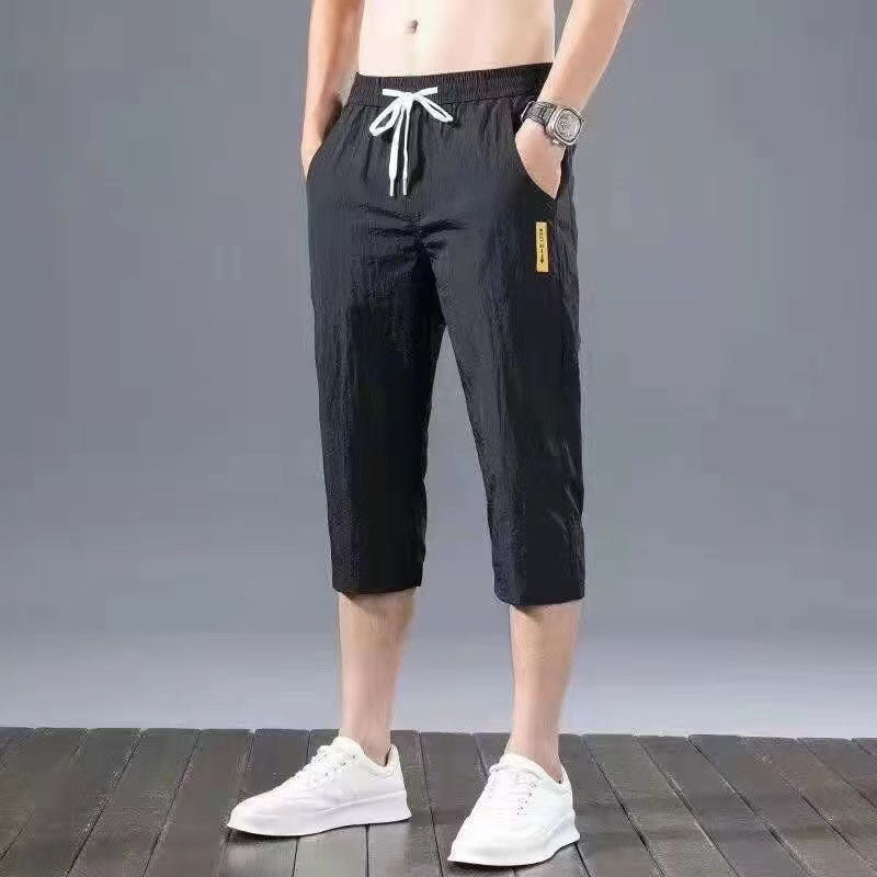 Men'S Summer Ice Silk Pants