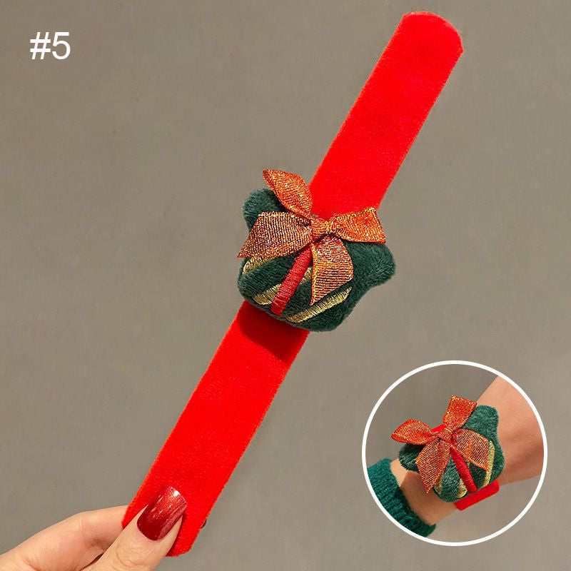Christmas Snap Ring Buckle Bracelet