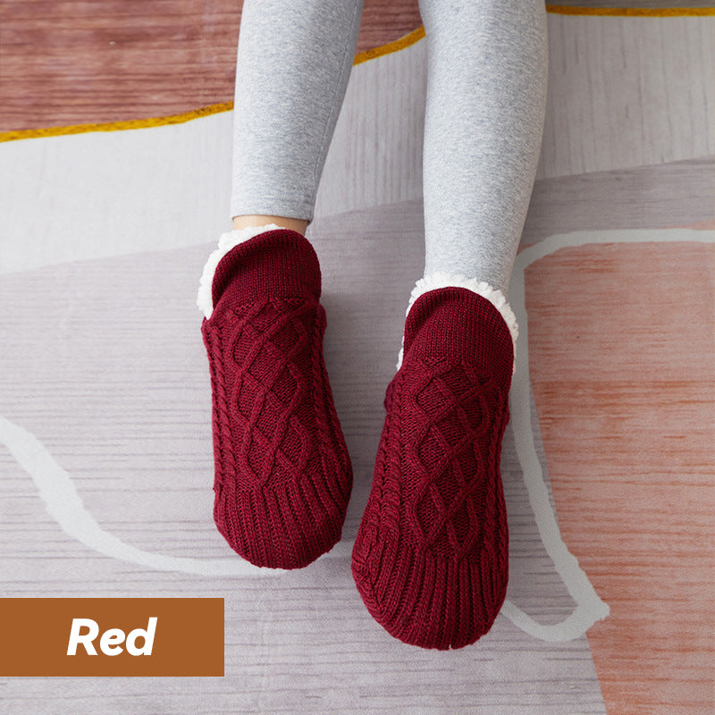 Velvet Thickened Floor Socks