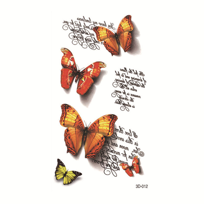 🦋Trendy 3D Tattoo Stickers（10pcs)