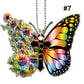 Car Interior Butterfly Pendant