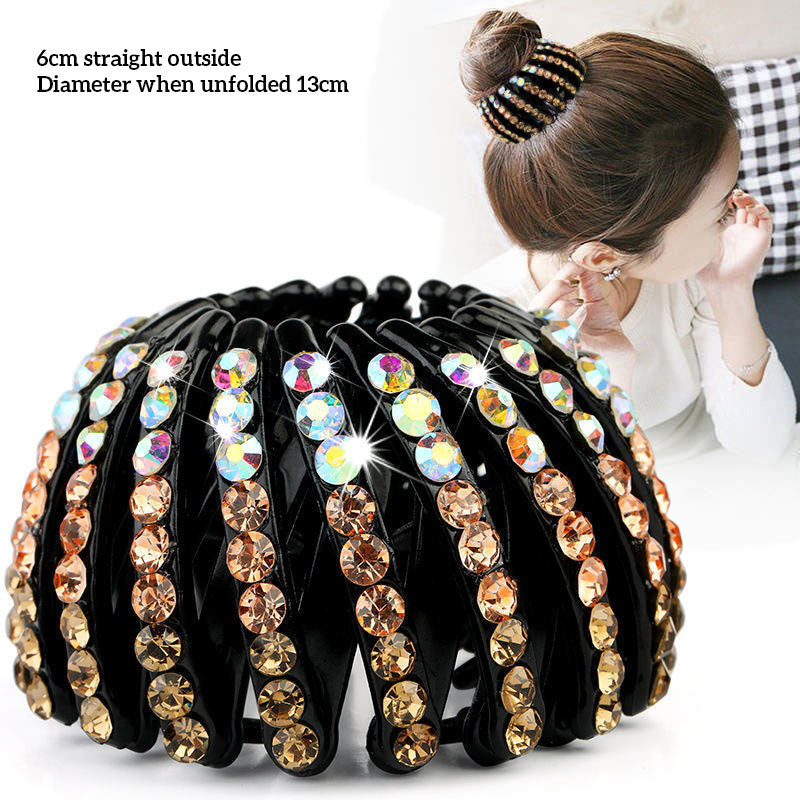Rhinestone Bird'S Nest Curler