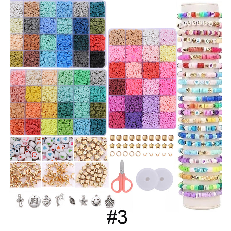 Clay Beads Bracelet Making Kit