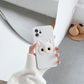 Different Pupil Black And White Cat Phone Case