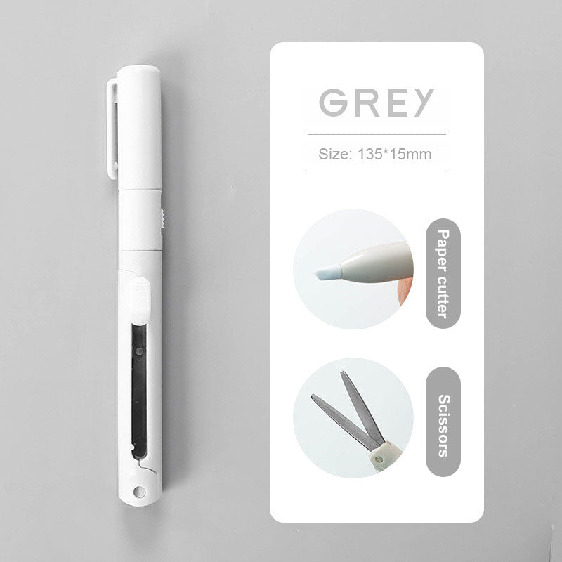 2 In 1 Multifunctional Mini Paper Cutting Pen