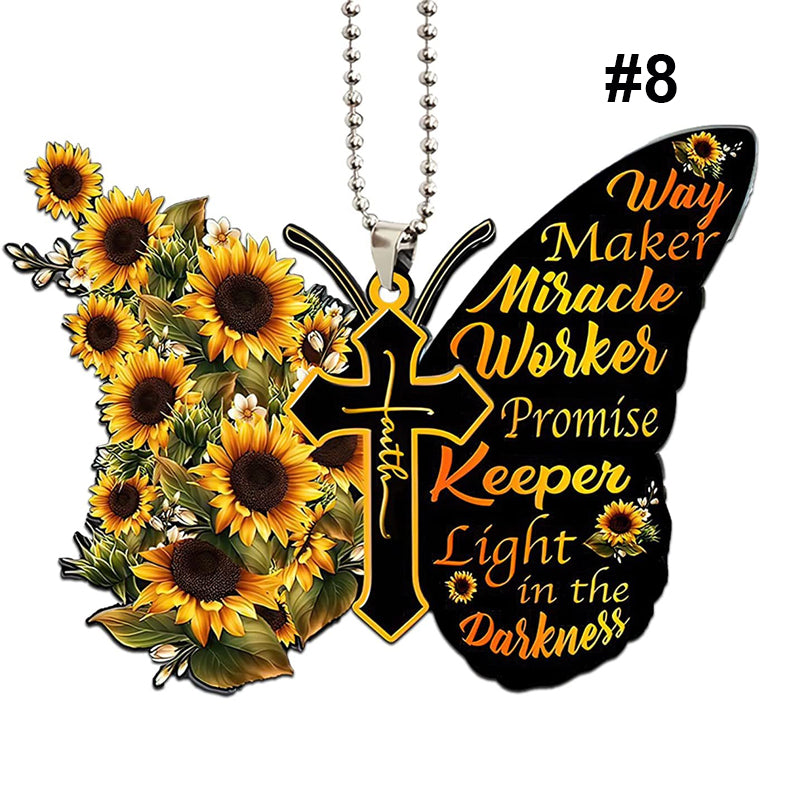 Car Interior Butterfly Pendant