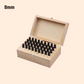 36-Piece Wooden Box Letter Punch Set