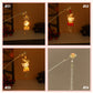 Retro Tassel Luminous Lantern Hairpin