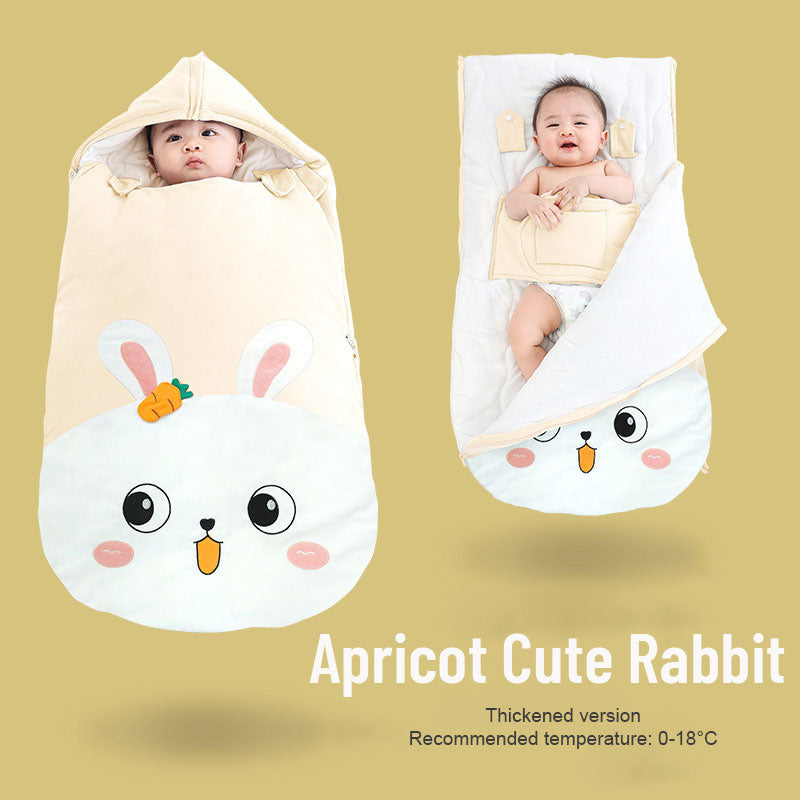 Children's Cute Winter One-Piece Sleeping Bag