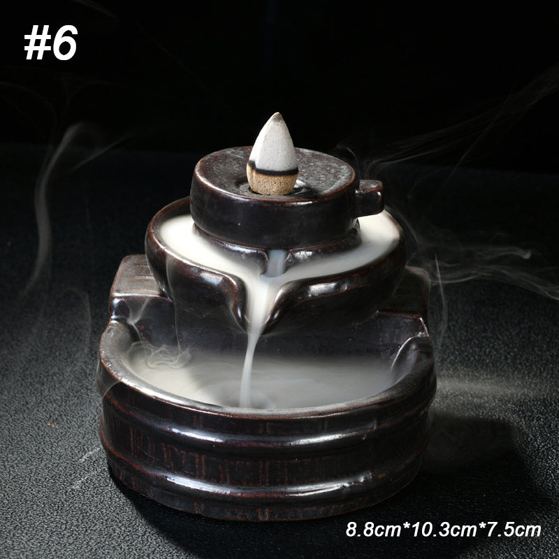 Kreative Weihrauchbrenner-Ornamente aus Kunstharz/Backflow incense burner