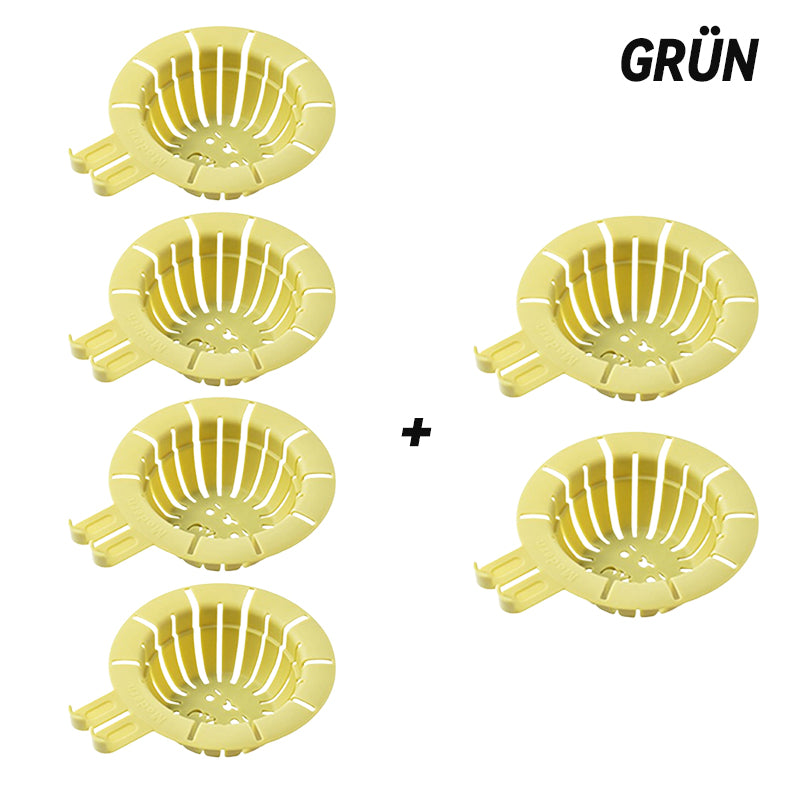 Anhebbarer Spülbecken-Siebkorb mit Hasenohren/kitchen sink strainer basket