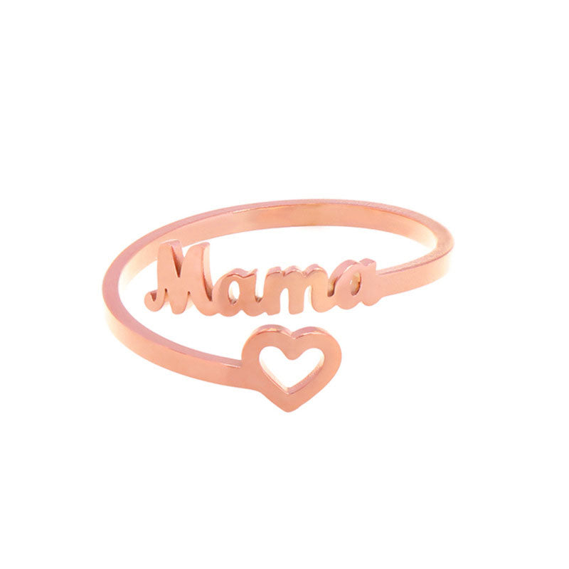 Personalized Double Name Ring