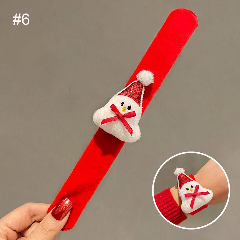 Christmas Snap Ring Buckle Bracelet