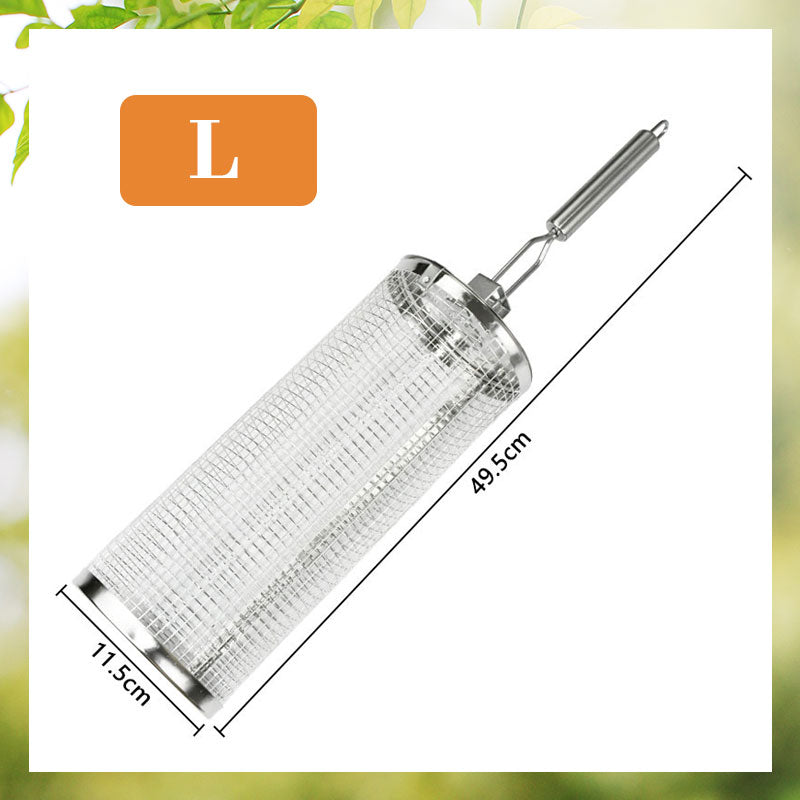 Rotating Stainless Steel Barbecue Cage