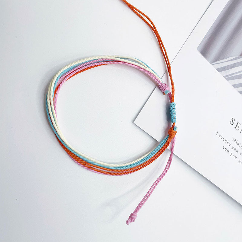 Wax Thread Handwoven Bracelet