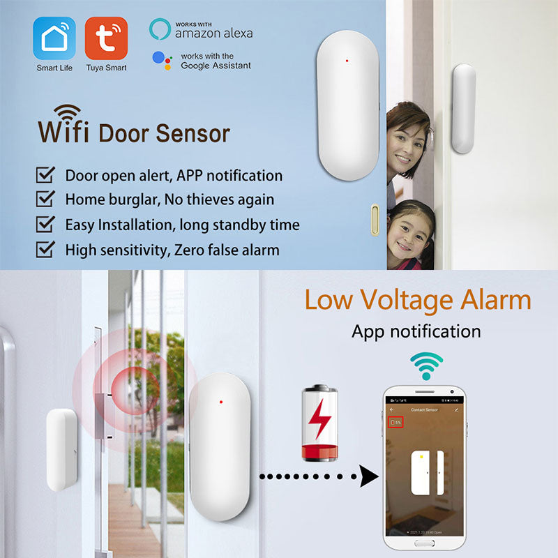 Wifi Tuya Smart Door And Window Detector