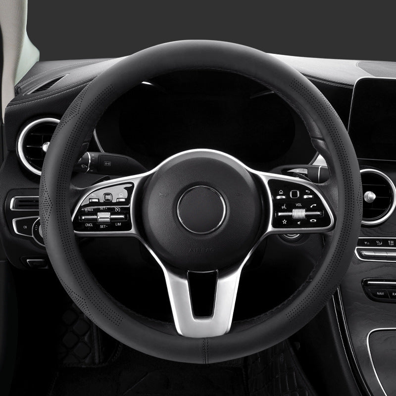 Perforated Breathable Steering Wheel Cover