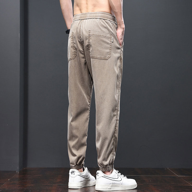 Men'S Summer Thin Casual Beamed Jeans