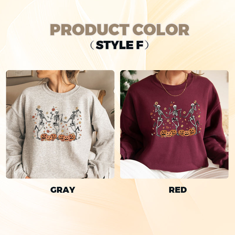 College Style Round Neck Sweatshirt