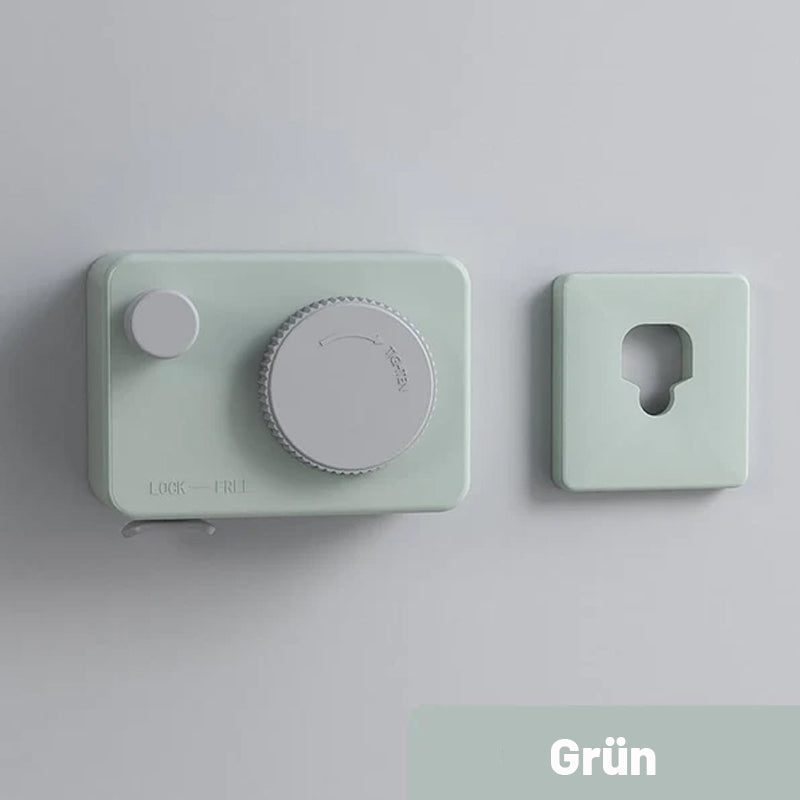 Bohrfreie, unsichtbare, verstellbare Wäscheleine