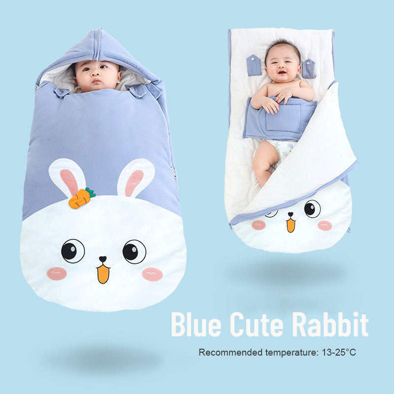 Children's Cute Winter One-Piece Sleeping Bag