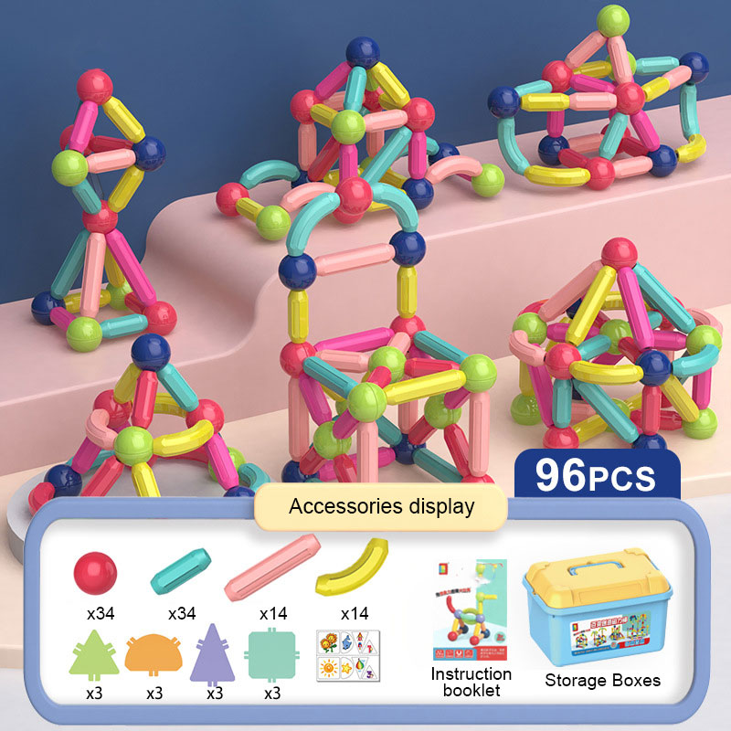 Children'S Ever-Changing Magnetic Stick Building Blocks