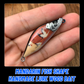 Mandarin Fish Shape Handmade Lure Wood Bait - #7