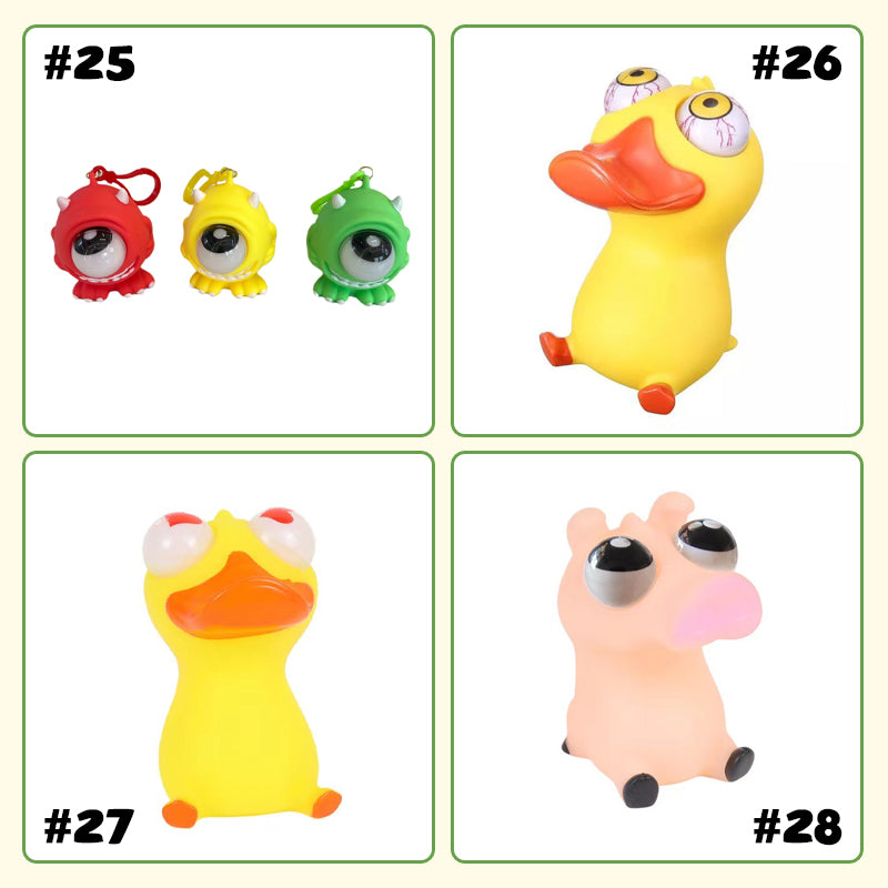 Auffälliges Quetschspielzeug zum Stressabbau/Eye popping squeeze toy to relieve stress