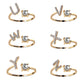 Adjustable Letter Ring
