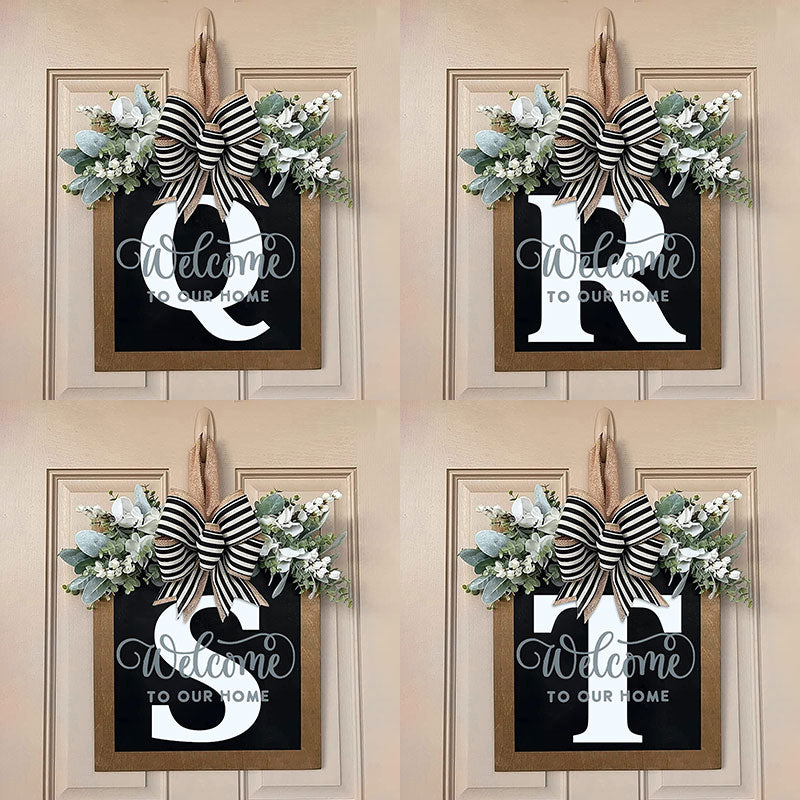Wooden Letter Front Door Decoration Hanging Sign