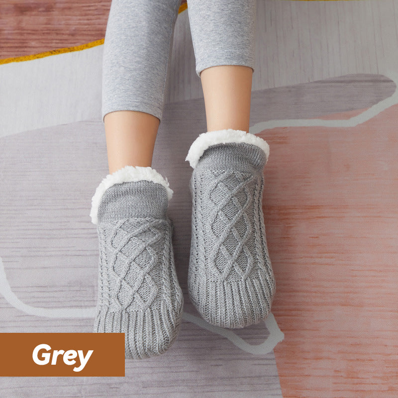 Velvet Thickened Floor Socks