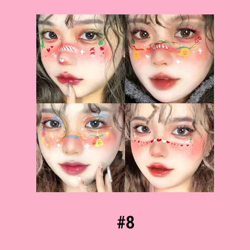 Christmas Makeup Tattoo Stickers