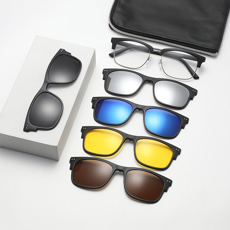 5 In 1 Magnetic Sleeve Sunglasses
