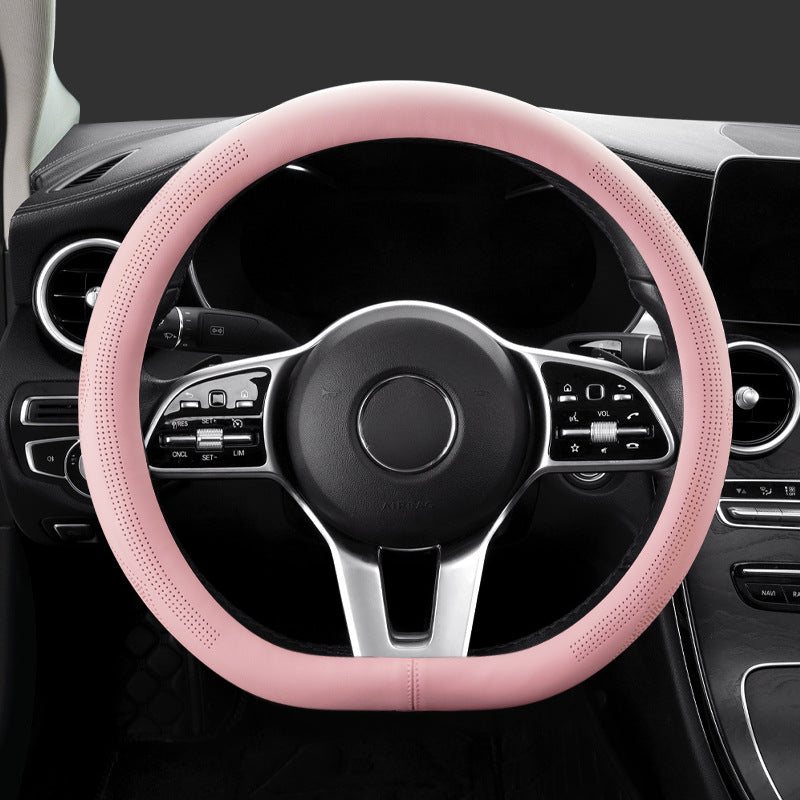 Perforated Breathable Steering Wheel Cover