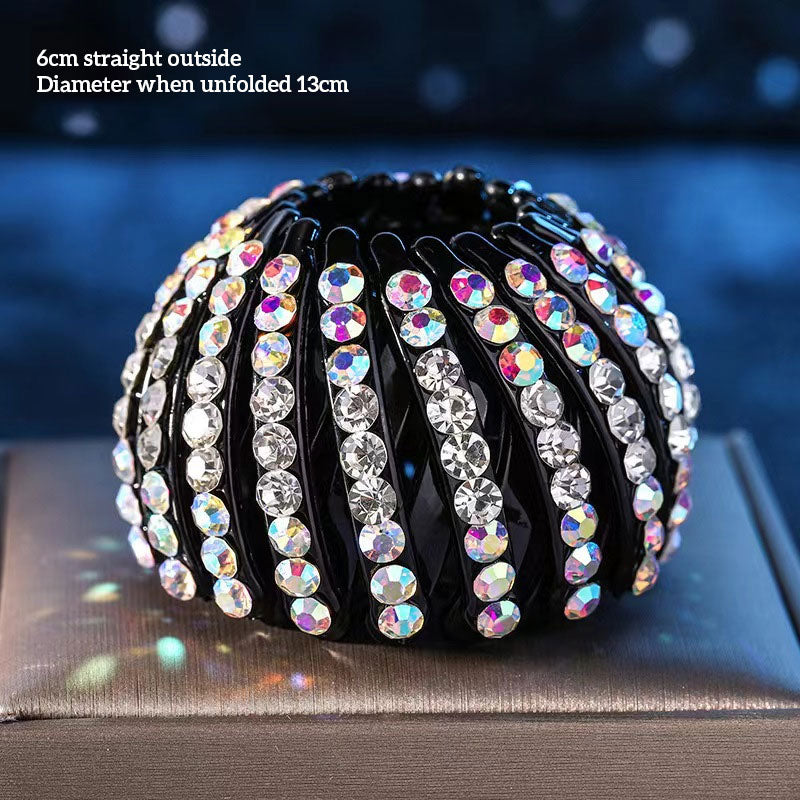Rhinestone Bird'S Nest Curler