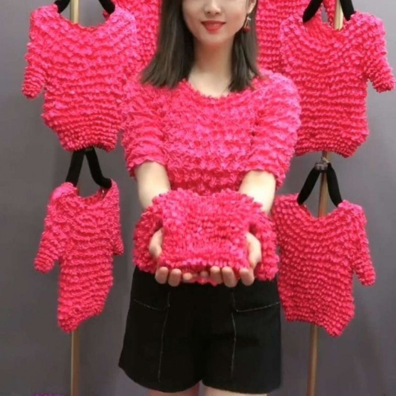 Variety Of Magic Crumpled Bubble Shirt